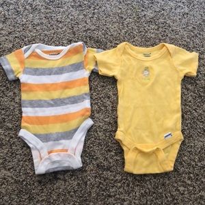 2 baby boy onesies